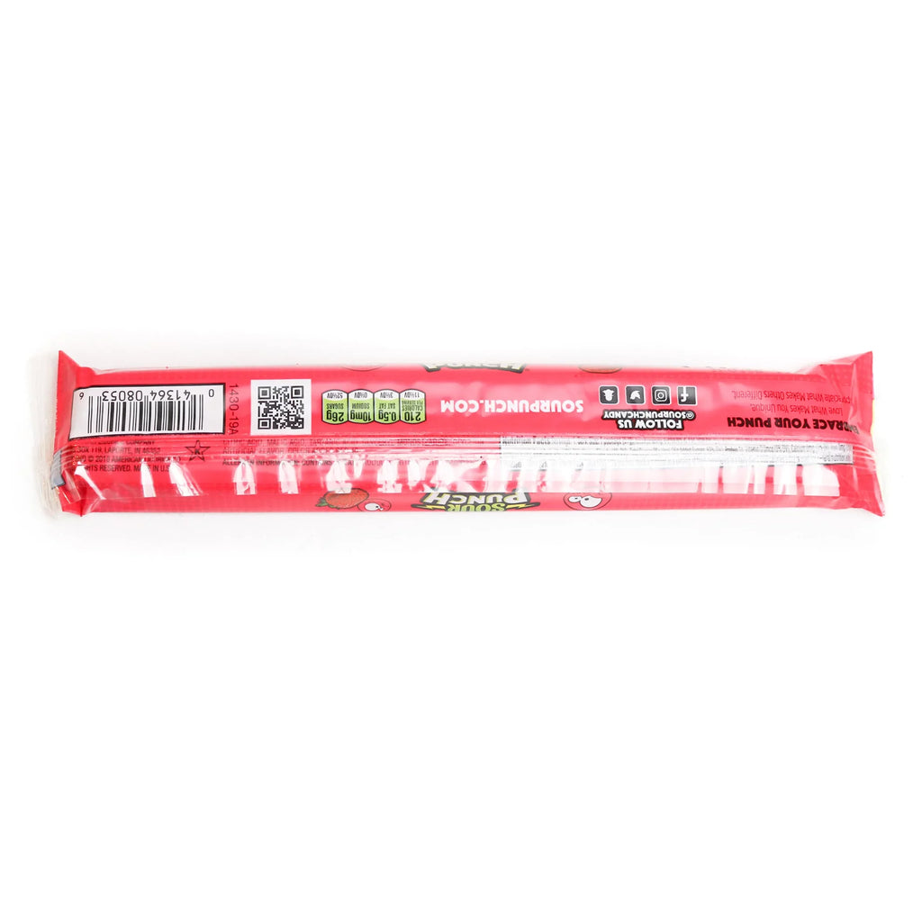 Sour Punch Straws, Strawberry, 2oz Tray (24ct Caddy)