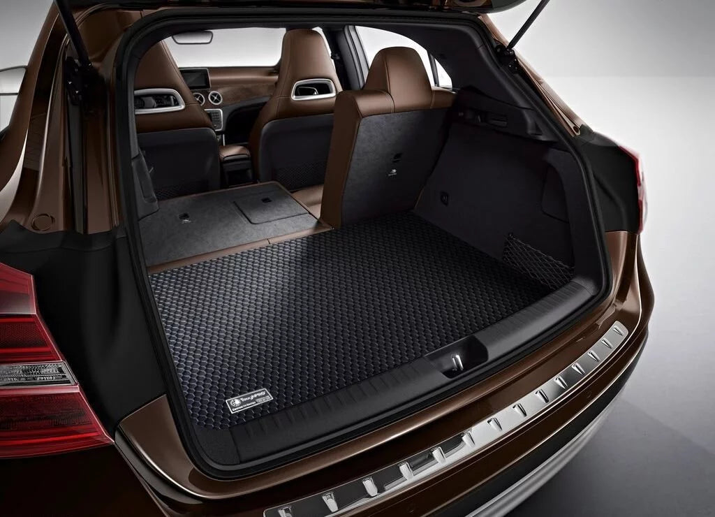 ToughPRO - Trunk Mat Matching with NISSAN Altima - All Climate Heavy Duty (Made in USA) - Black Rubber - 2016