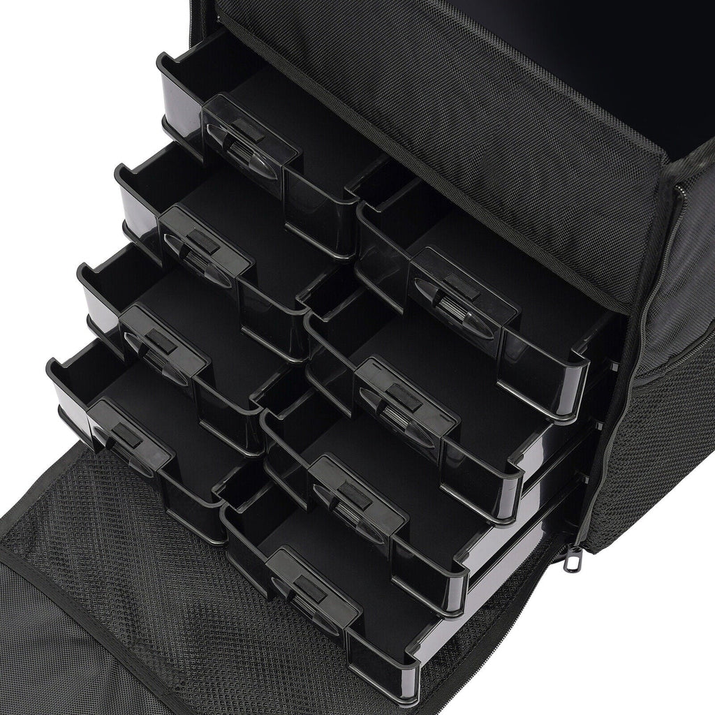 Rolling Makeup Case, Cosmetic Case Trolley, Make Up Suitcase Cosmetic Trolley, Makeup Suitcase with Wheels