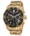 Invicta Men's 21922 Pro Diver Quartz 3 Hand Black Dial Watch