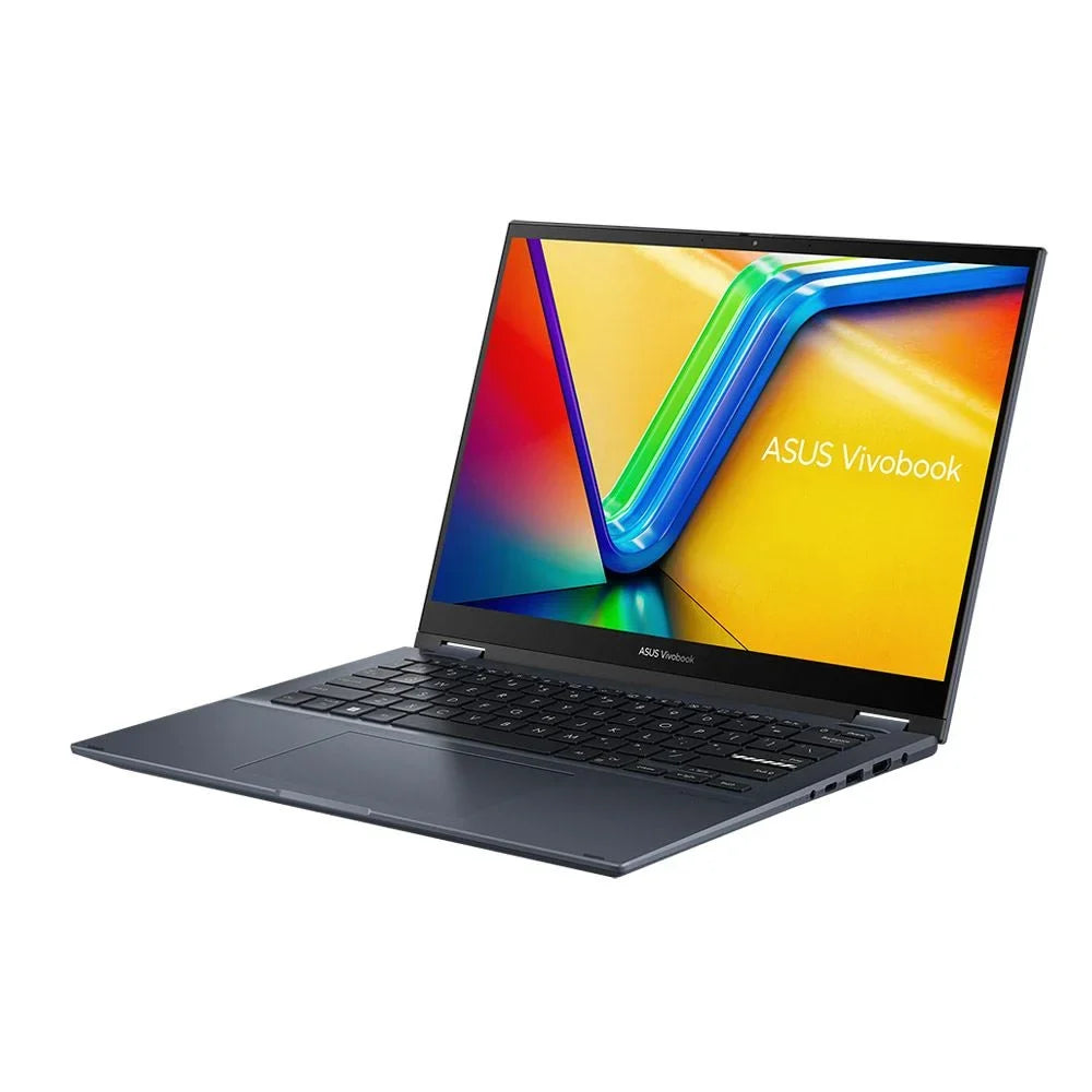 ASUS Vivobook S Flip TP3402ZA-OS34T 14" 2-in-1 Laptop Computer Quiet Blue Intel Core i3 12th Gen 1220P 1.1GHz Processor 8GB DDR4 RAM 256GB Solid State Drive Intel UHD Graphics WiFi BT Windows 11 Home