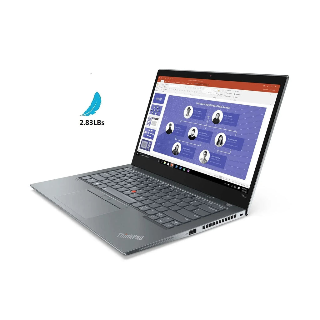 Lenovo Premium Thinkpad T14s Gen2 Biz Laptop: 14" FHD IPS Touch Display | 11th Gen Intel Core i7-1165G7 | 16GB RAM | 2TB SSD | Backlit-KYB | FP-Reader | WiFi-6 | Thunderbolt | Win11 Pro | TF