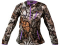 Treezyn LS Vixzyn 1/4 Zip Pullover - Women's, Late Seezyn Purple, Large, WLS16-4