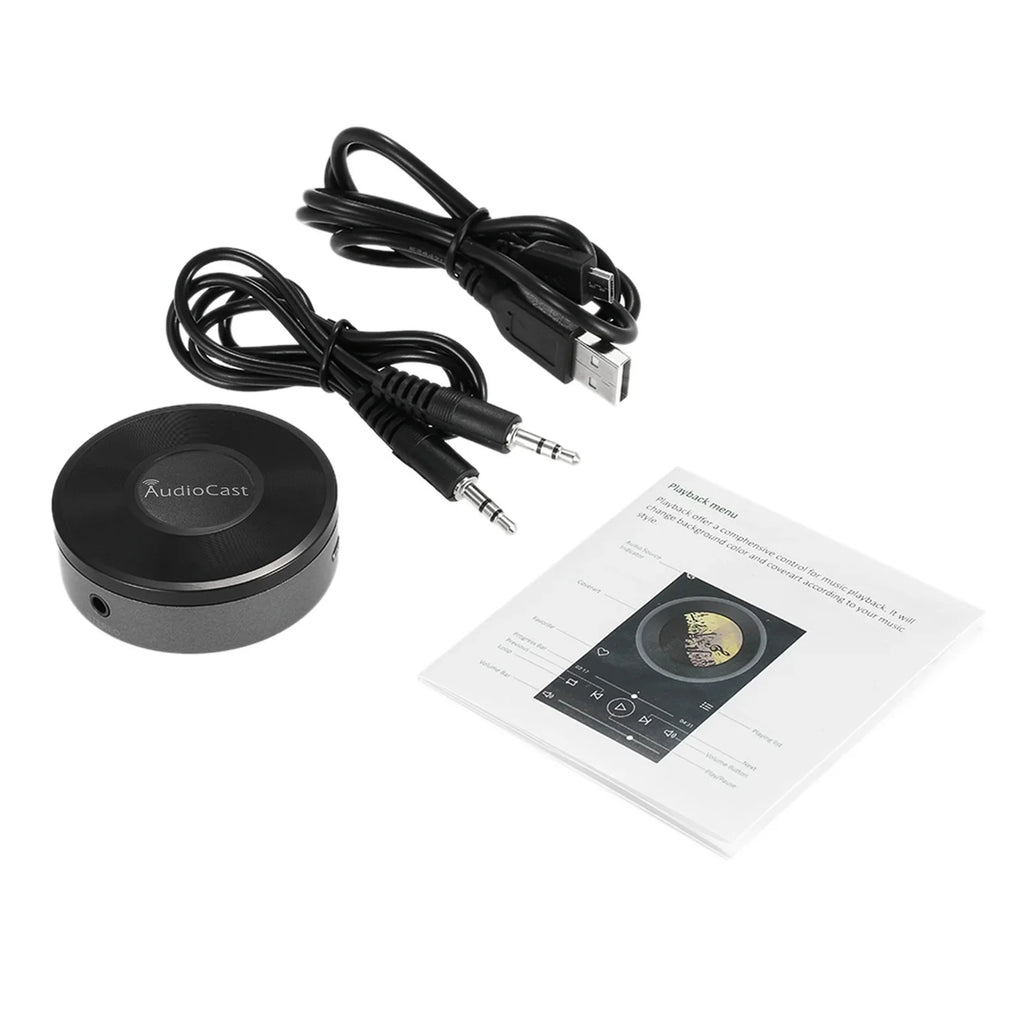Music Receiver Yabuy M5 HIFI Receiver Airplay DLNA IOS & Android Airmusic 2.4G WIFI Audio Speaker for Spotify Wireless Sound Streamer