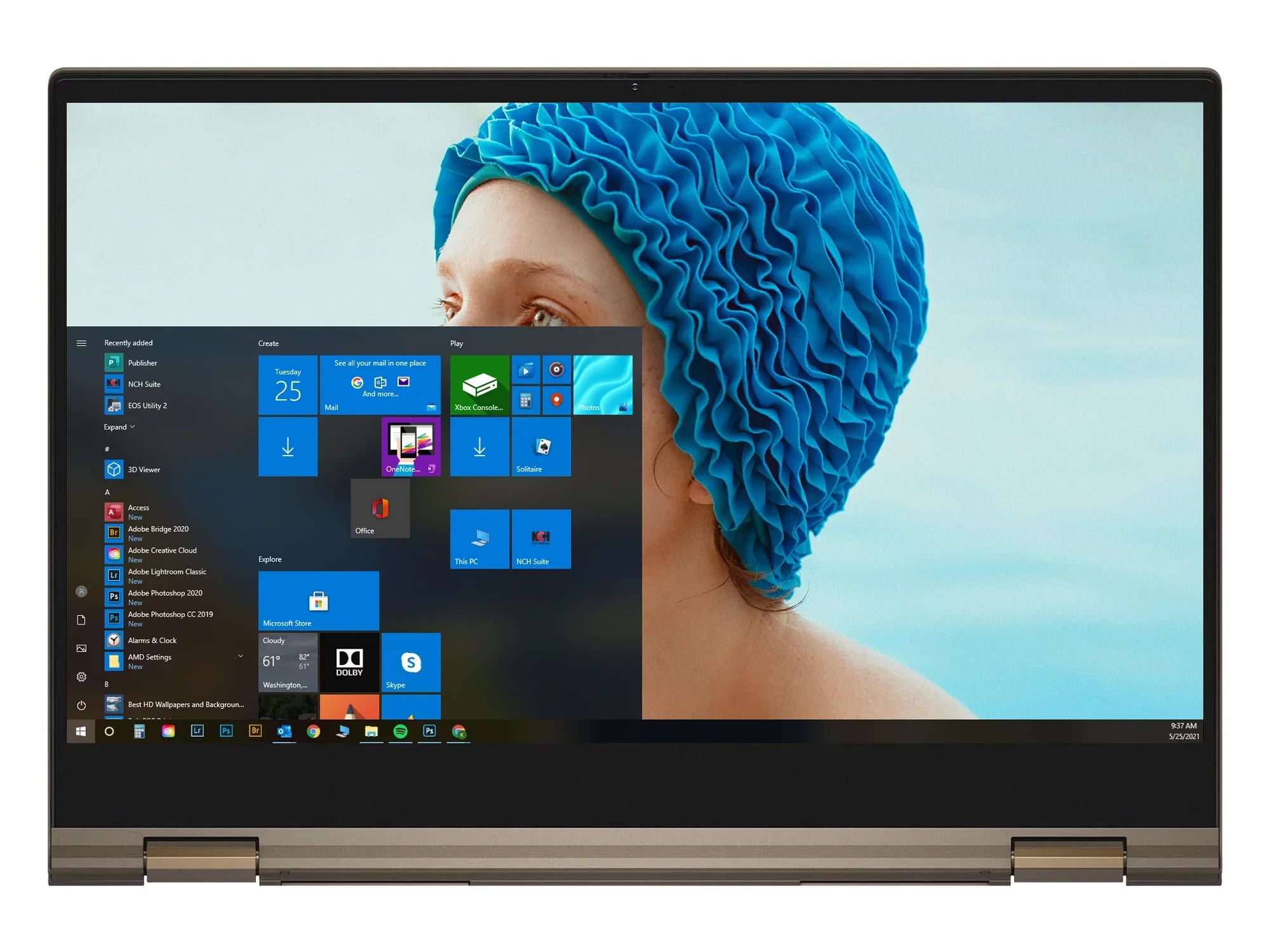 Dell Inspiron i7405 2-in-1, 14" IPS FHD Touch Display, AMD Ryzen 7 4700U Upto 4.1GHz, 16GB RAM, 512GB NVMe SSD, Vega 6, HDMI, DisplayPort via USB-C, Wi-Fi, Bluetooth, Windows 10 Home (i7405-A371TUP)