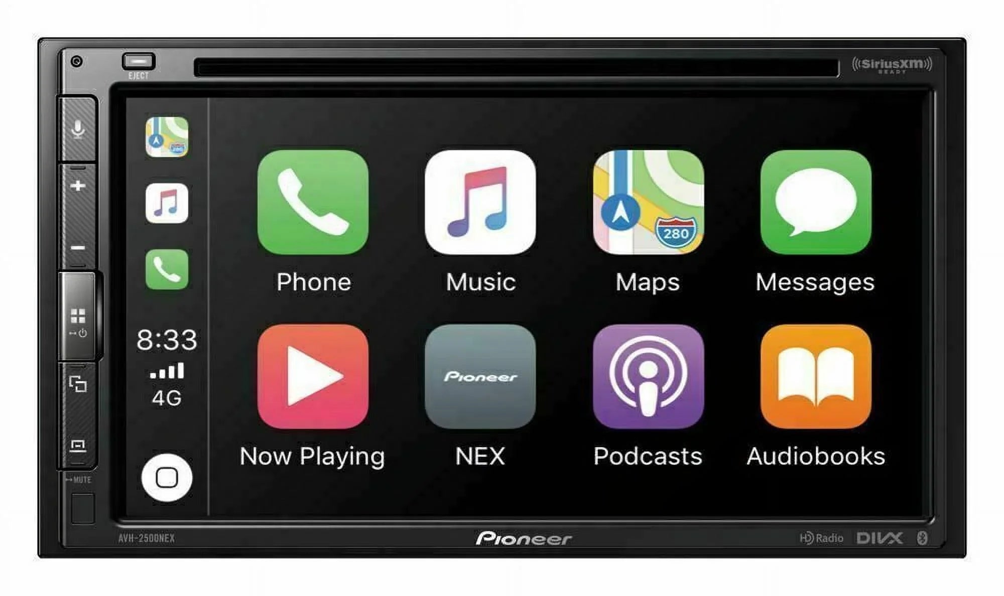 PIONEER AVH-2500NEX CD DVD USB BLUETOOTH CAR PLAY ANDROID & License Plate Camera