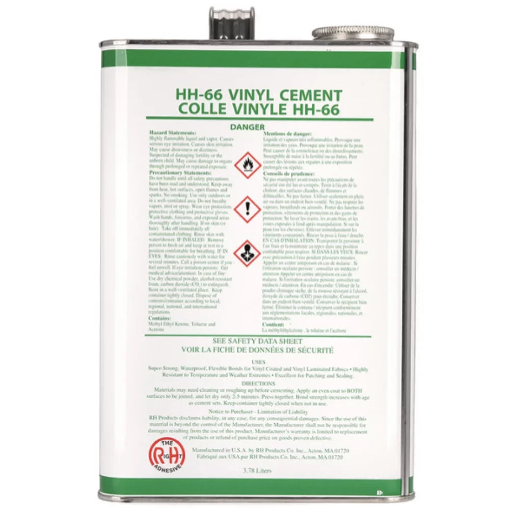 RH Adhesives PVC Vinyl Cement Glue - HH-66-1 Gallon ( 128 oz ; 3.78 Liters )