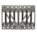 Snap Loc Zinc E Track Compact Single Strap Anchors for Dolly System, 10 Pack