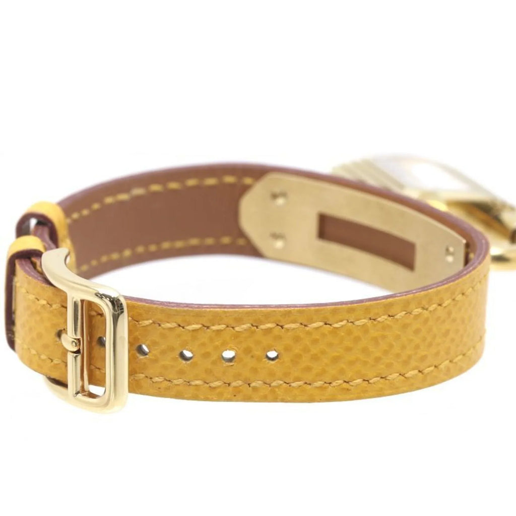Pre-Owned HERMES Kelly Watch KE1.201 ○Y stamp GP (gold plated) x Vaux Epson Ladies 39261 (Good)