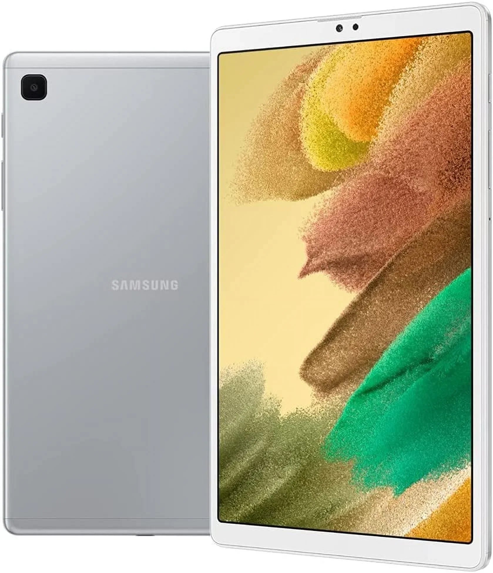 Samsung Galaxy Tab A7 Lite 8.7-inch (1340x800) WiFi Tablet Bundle, Octa-Core Mediatek MT8768T Processor, 3GB RAM, 32GB Storage, Android Q, Silver + Mazepoly Accessories