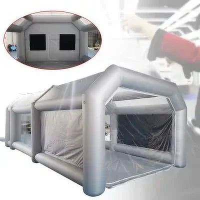 MIDUO Portable Mobile Inflatable Car Paint Spray Booth Tent Cabin w/ Air Filter System