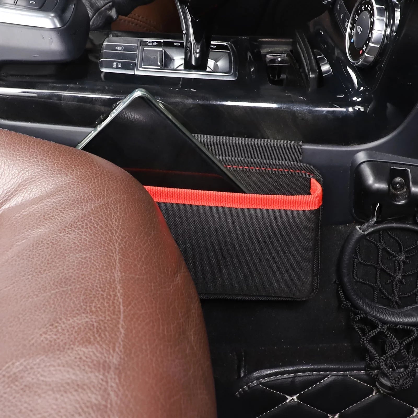 Car Storage Organizer Suitable With 2013 2014 2015 2016 2017 2018 Mercedes Benz G-Class W463 G500 G550 G55 G63 G65, Car Storage Pocket Bag Add extra storage space, Gear Shifter Tray Storage Box