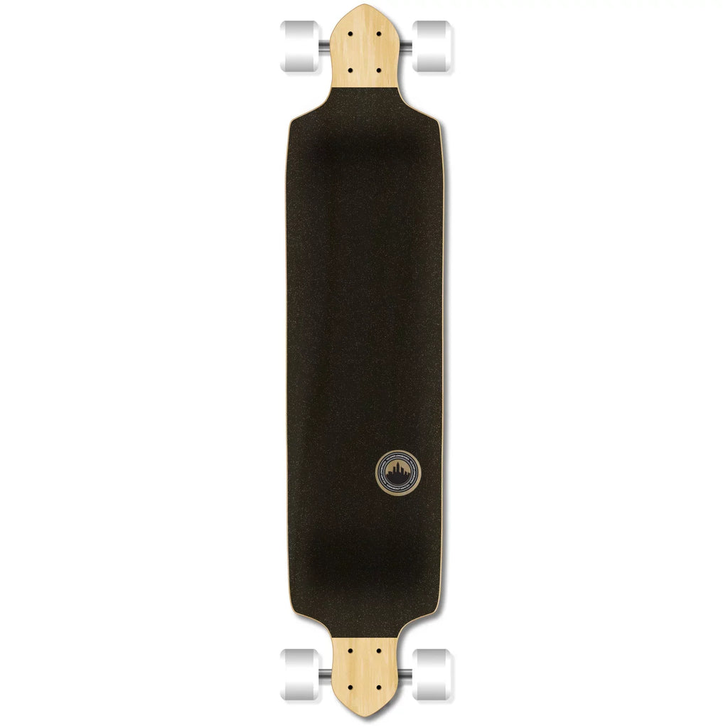 Yocaher Drop Down Longboard Complete Cruiser 41.25" x 10" w/Premium Grip Tape, Aluminum Alloy Truck, 71mm Longboard Wheels, and ABEC -9 Bearings - RTE-66