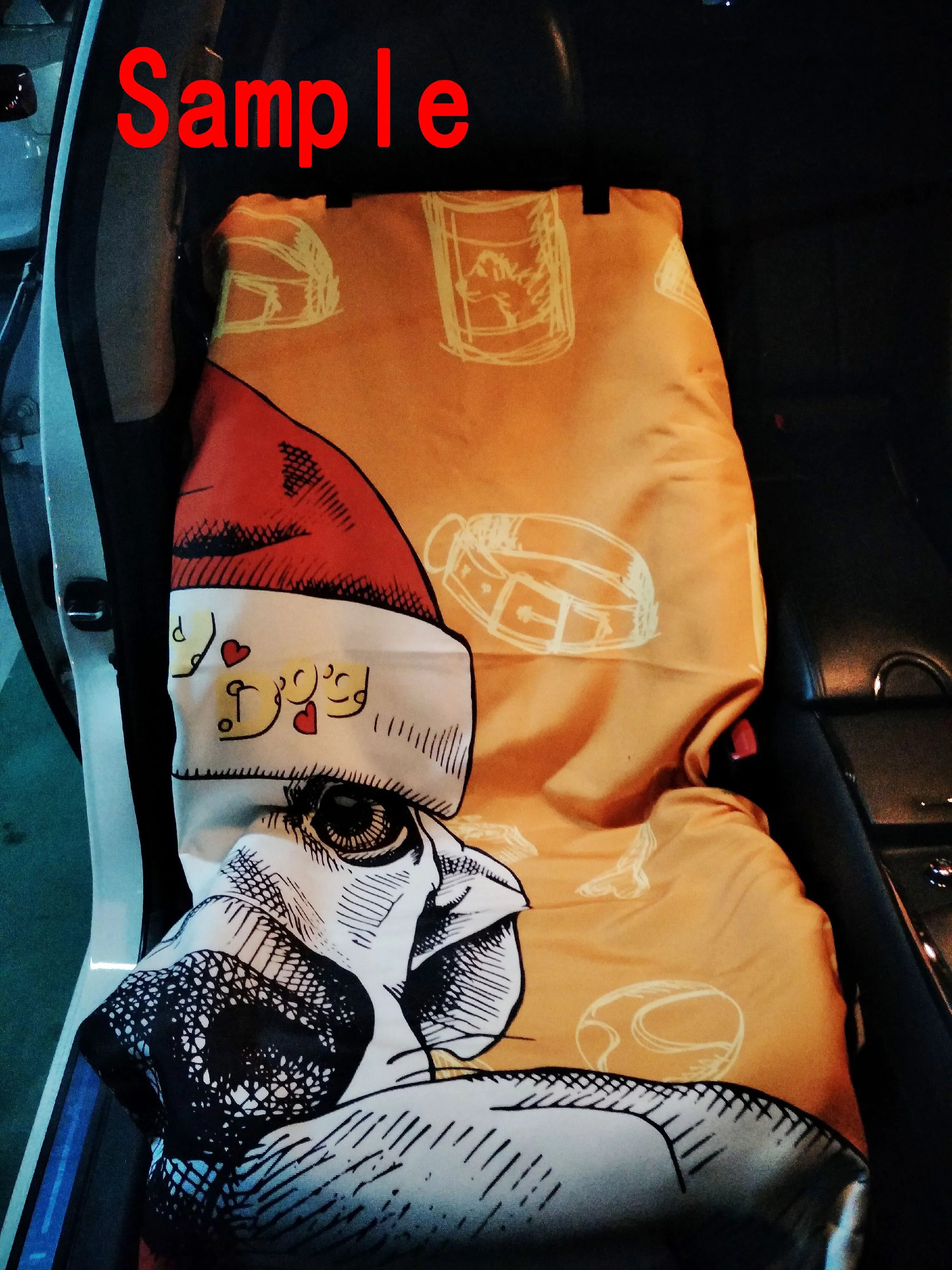 GCKG Flamingo in the Seashore Pet Car Seat Shield Dog Car Seat Mat Hammock Cargo Mat Trunk Mat For Cars Trucks and SUV 54x60 inches