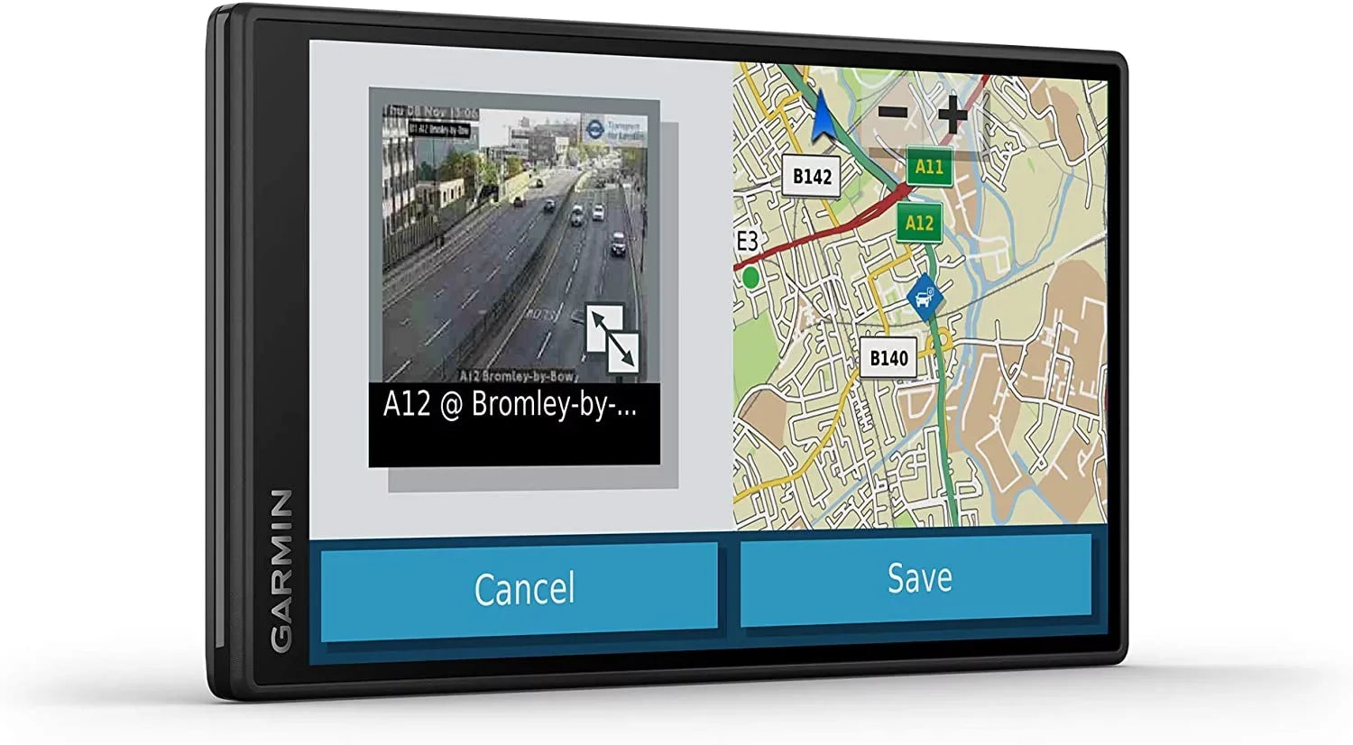 Garmin DriveSmart 55 Mt-D 5.5 inch Sat Nav with Edge to Edge Display, Map Updates for UK, Ireland and Full Europe, Digital Traffic, Bluetooth Hands-Free Calling, Voice Commands and Smart Features
