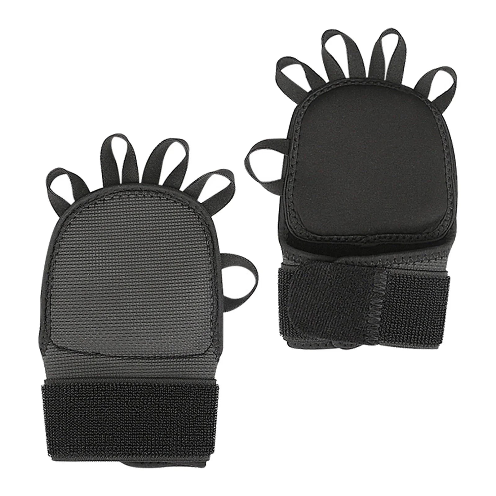 kesoto 4xGymnastics Hand Grips Power Lifting Grips for Shrugs Deadlifting Kettlebells