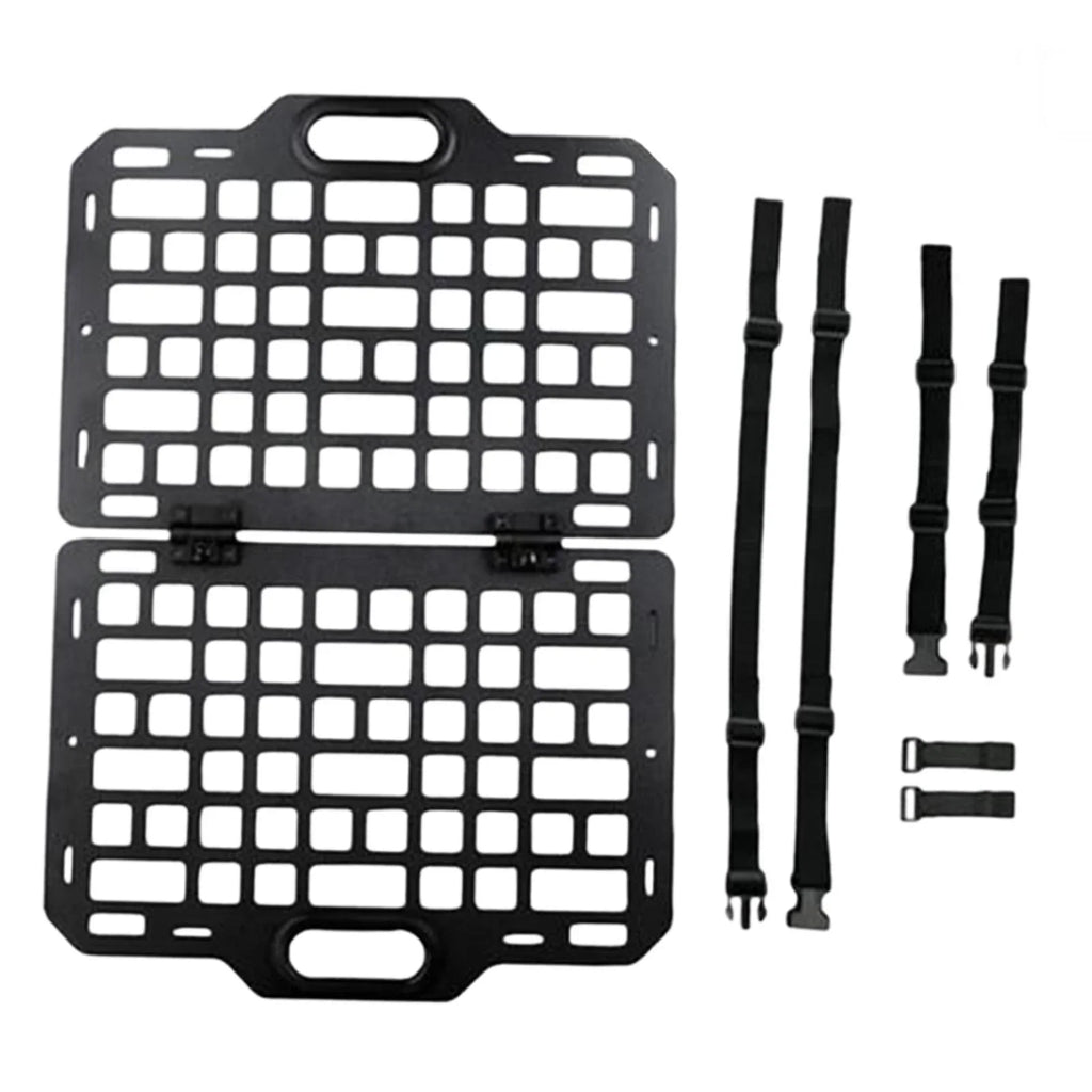 BAOSITY Auto Seat Back Organizer Modular Storage Molle Panel Car Seatback Hanging Plate Auto Seat Panel for Automotive Truck Parts