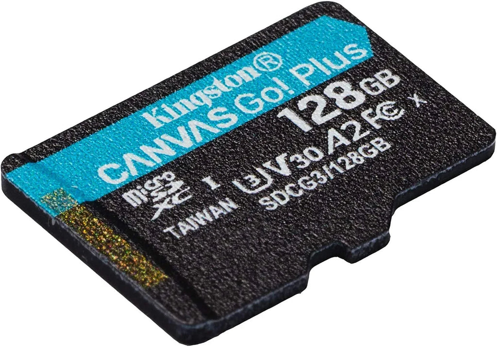 Kingston 128GB Canvas Go Plus ro SDXC Works with Rexing Dash Camera V1, V1-4K, V5, V1GW (SDCG3/128GB) Cl 10