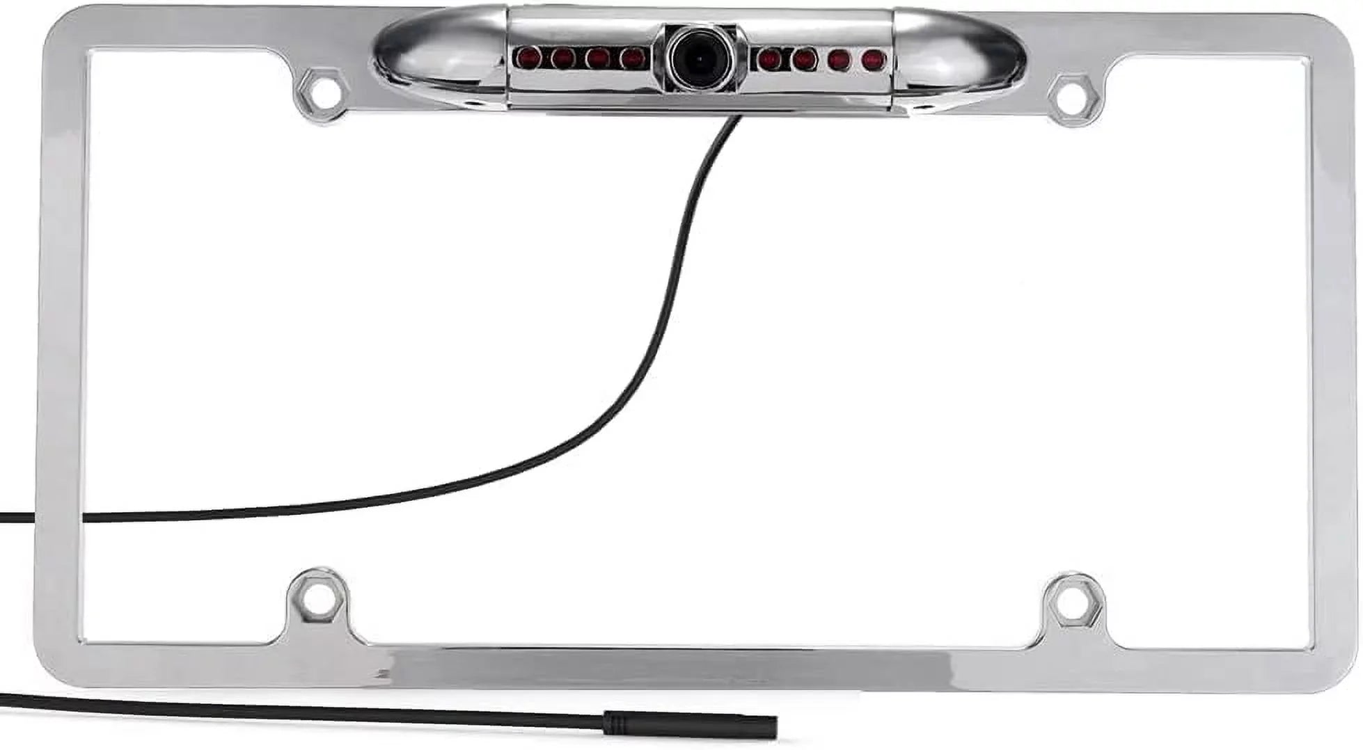 CAM106 Backup Camera License Plate HD Night Vision Rear View 170° Angle Waterproof Matching with Alpine Car Radio