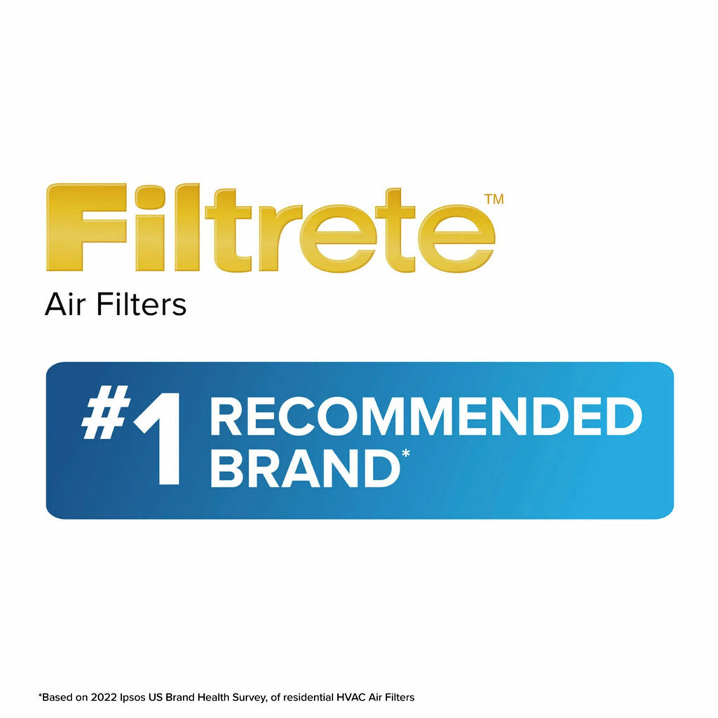 Filtrete 14x14x1 Air Filter, MPR 1500 MERV 12, Advanced Allergen Reduction, 4 Filters