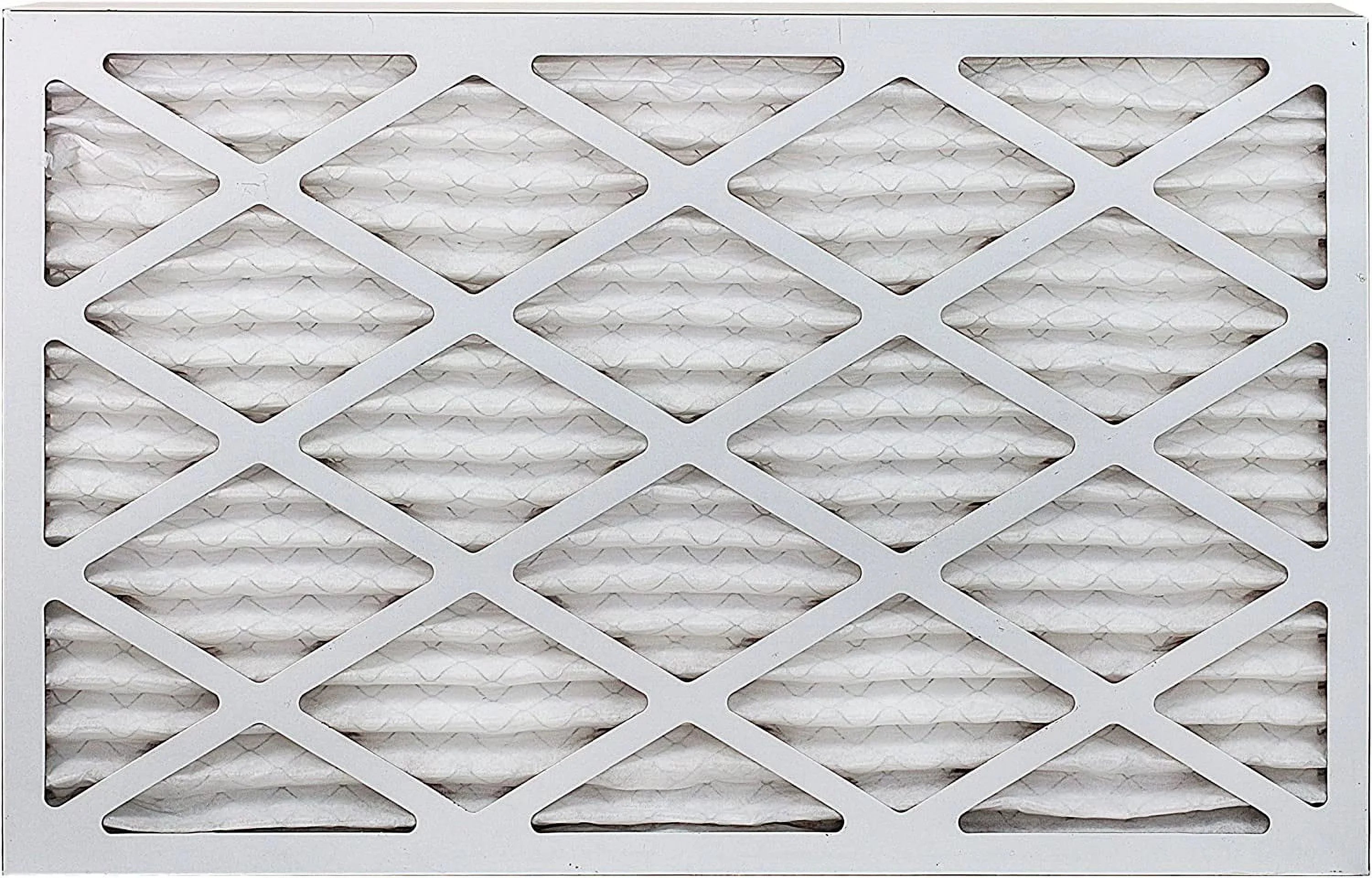 Filterbuy 12x25x2 MERV 8 Pleated HVAC AC Furnace Air Filters (4-Pack)