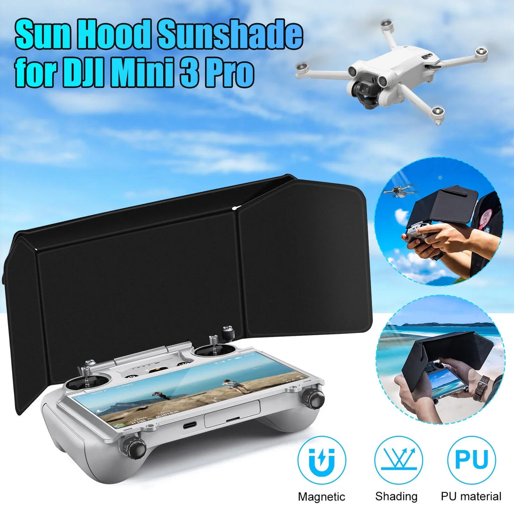 RC Controller Protector Sun Hood Sunshade Wrap Accessories for DJI Mini 3 Pro