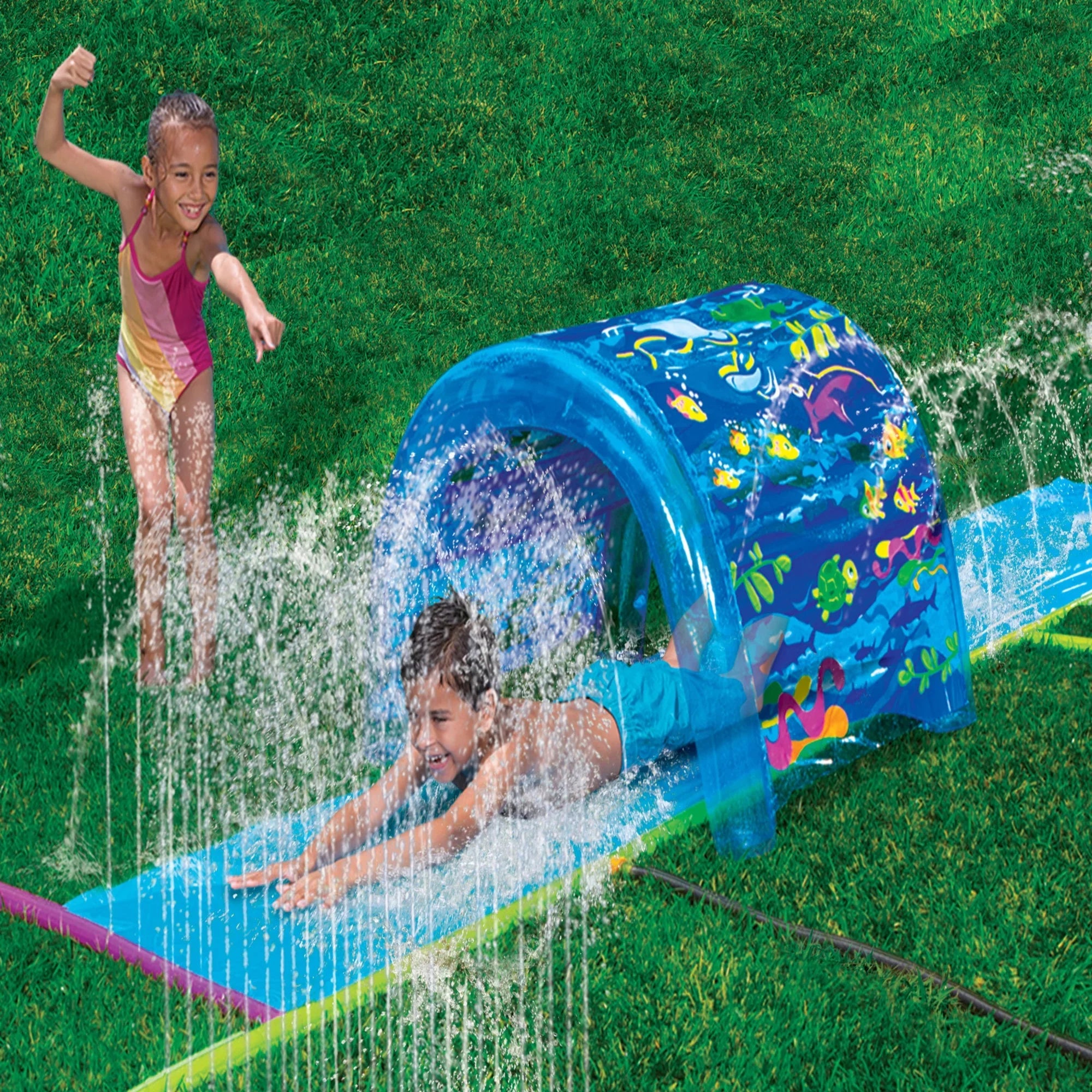 Banzai Splash 'N Slide Sprinkler Park - 6 Refreshing Sprinkler Activities