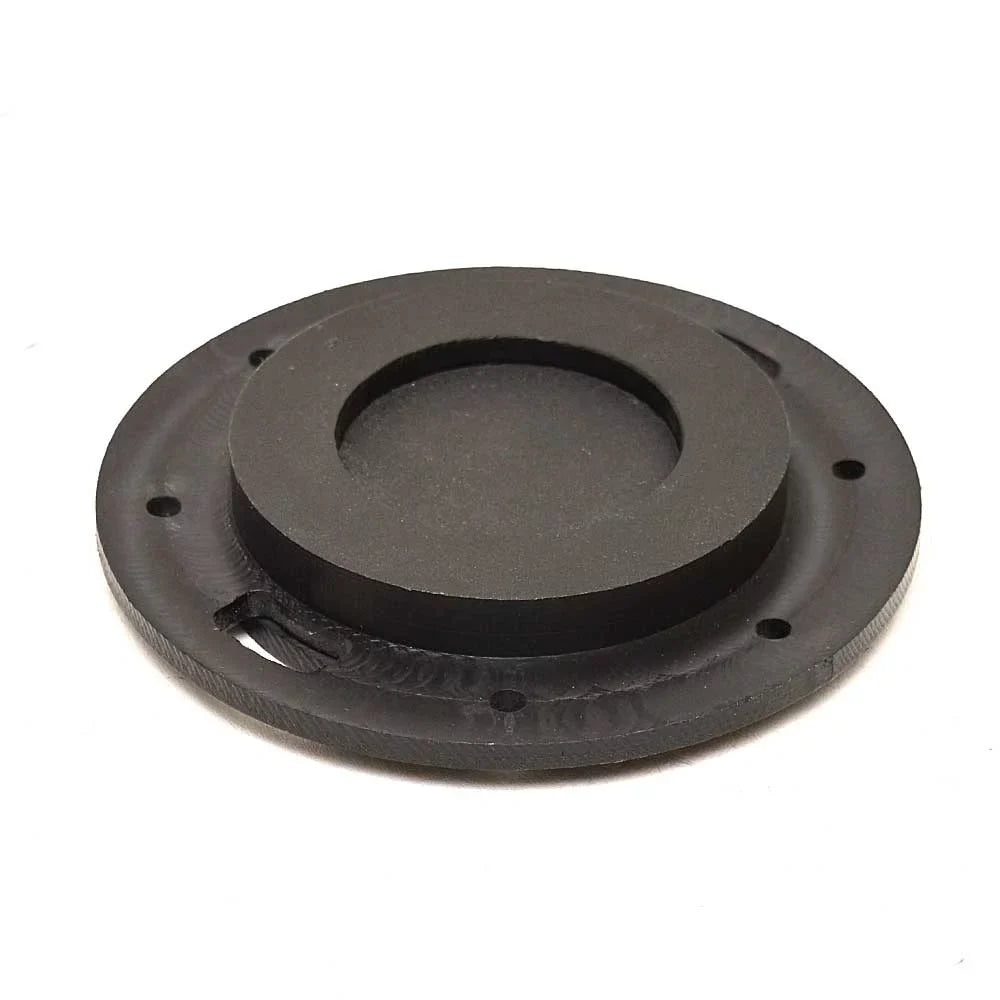 Lowe Watercraft Deck Plate 2128329 | Ski Pylon 2 1/2 Inch Black Starboard