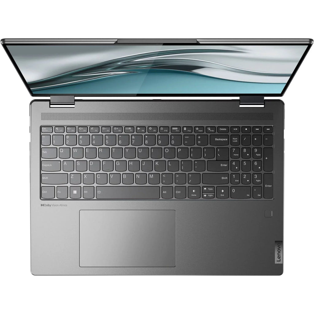 Lenovo Yoga 7i Windows 11 Pro 16" 2.5K IPS 2-in-1 Business Laptop, 12th Intel Evo Platform 12-Core i5-1240P, 8GB LPDDR5 RAM, 1TB SSD, Iris Xe Graphics, Backlit KB, Fp, Gray