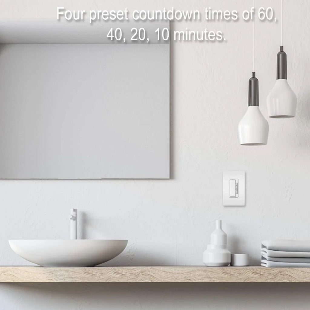 Legrand Pass & Seymour WHT 60MIN Timer Switch 4 Pack