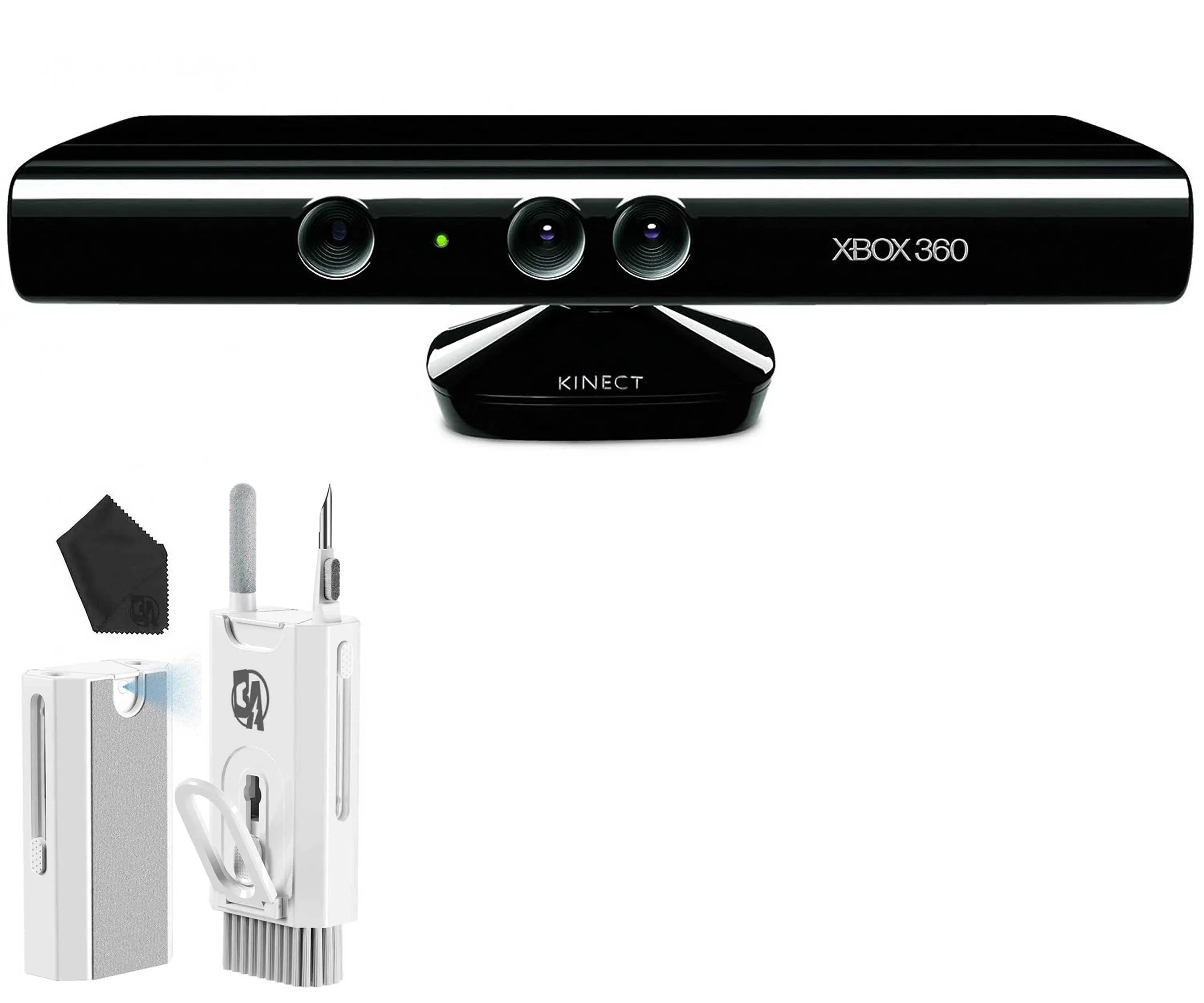 Pre-OwnedMicrosoft XBOX 360 Kinect Sensor BOLT AXTION Bundle (Refurbished: Like New)