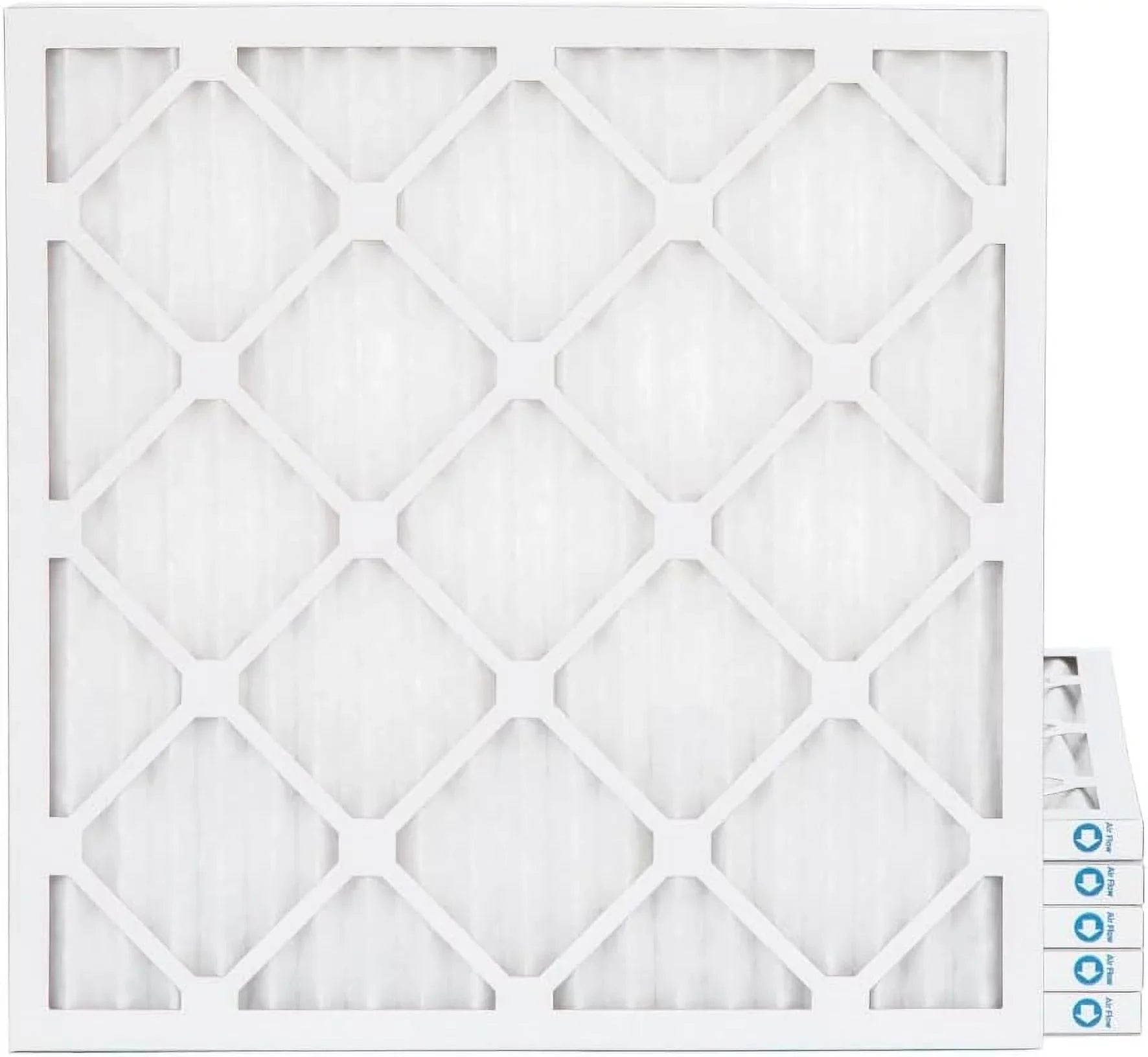 25X25x1 MERV 11, MPR 1000 Pleated Furne 1" Air Filters By Pamlico. 6 Pk. Size: 24-1/2 X 24-1/2 X 3/4