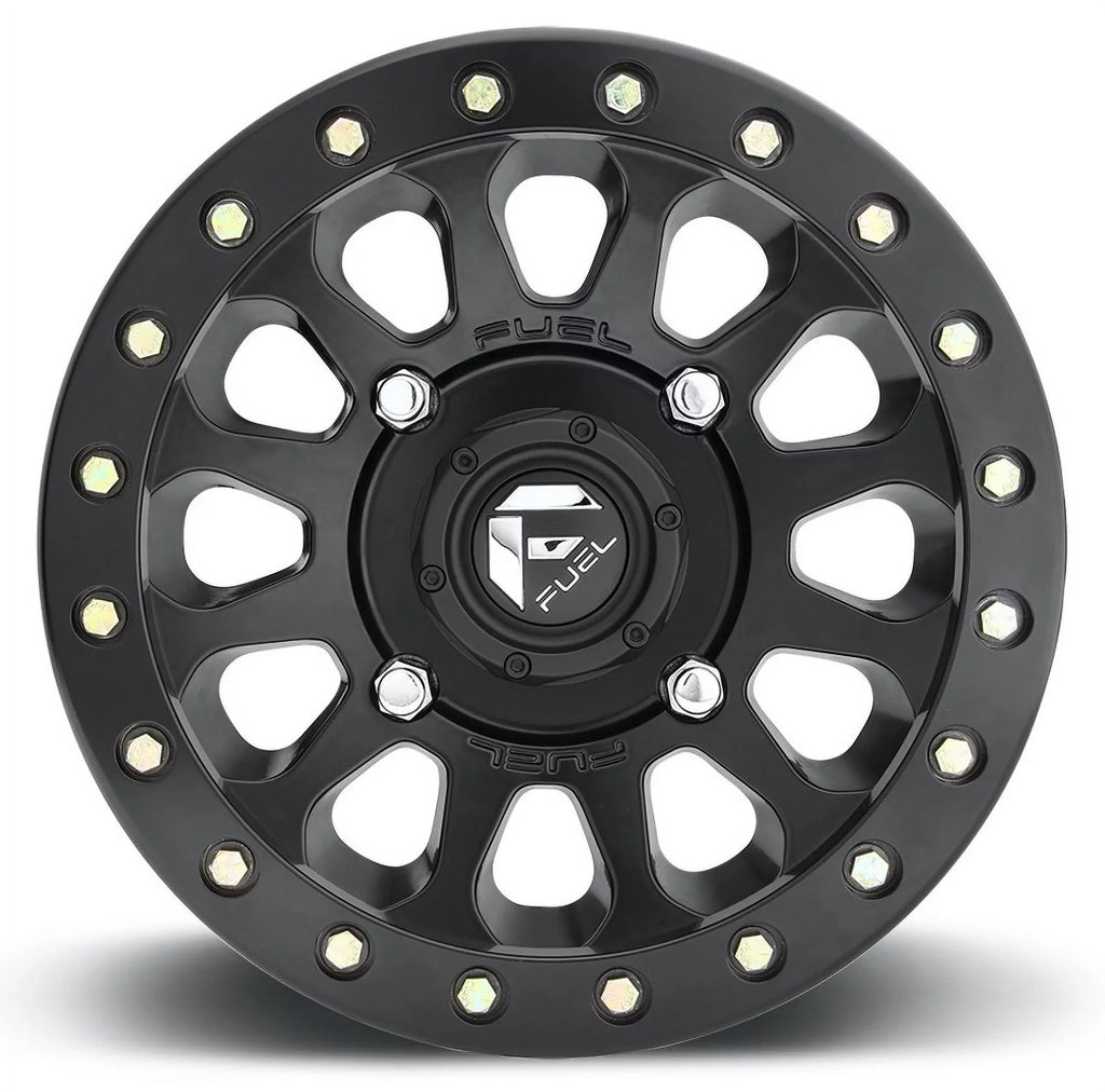 Fuel Vector Bdlk 14" Wheels Bk 32" Warrior XT Sticky Tires Sportsman RZR Ranger