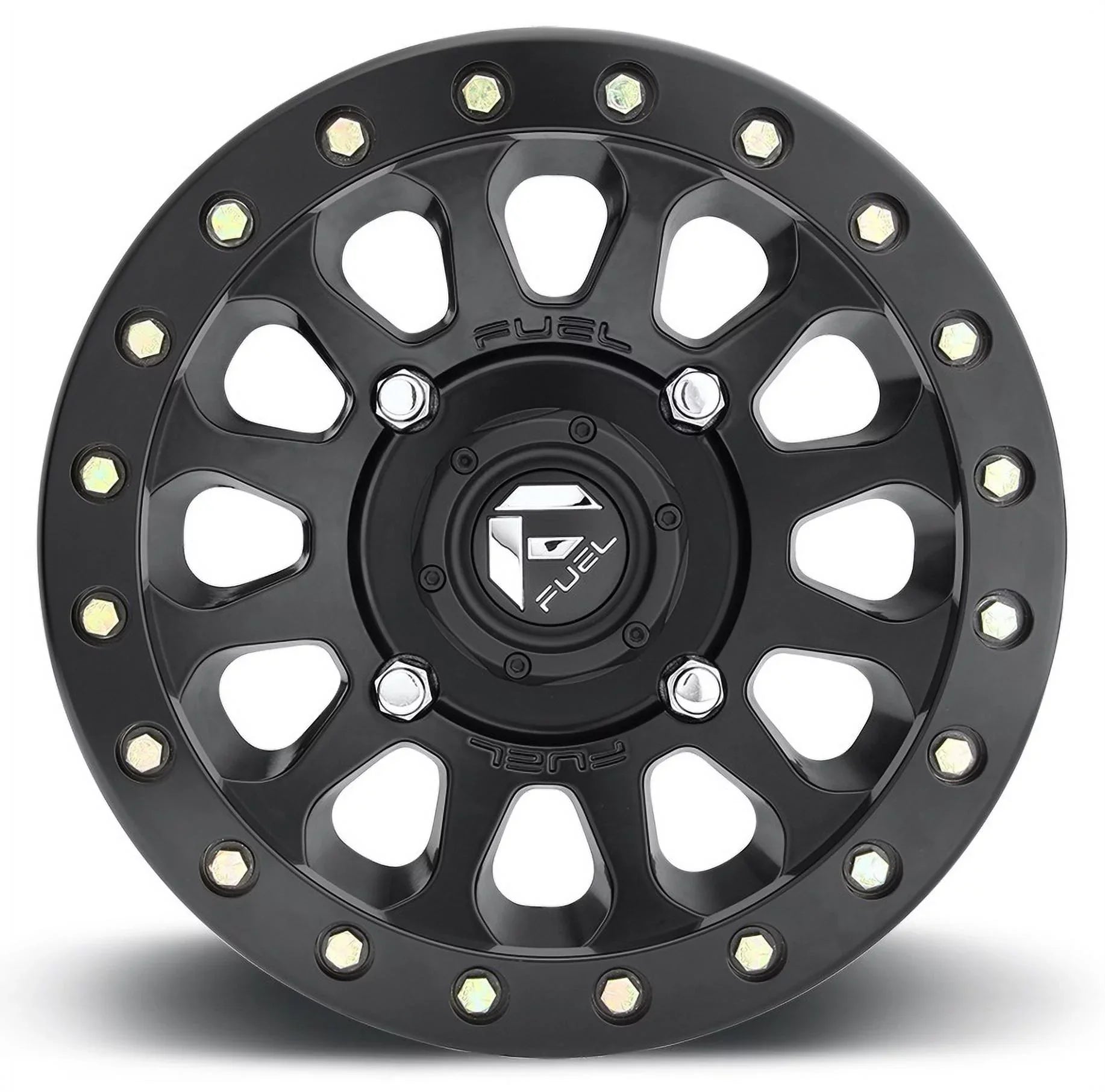Fuel Vector Bdlk 14" Wheels Bk 32" Warrior XT Sticky Tires Sportsman RZR Ranger