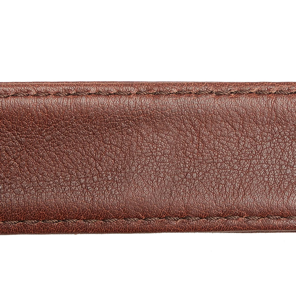 Pre-Owned Authenticated Chanel CC Belt Bag Lambskin Leather Brown Unisex (Fair)
