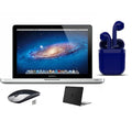 Restored Apple Macbook Pro 13.3-inch 4GB RAM 500GB HDDBundle: Black Case, Wireless Mouse, Bluetooth/Wireless Airbuds By Certified 2 Day Express (Refurbished)