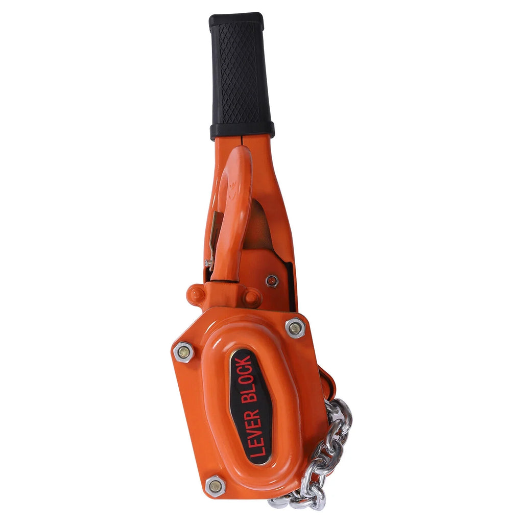 DENEST 0.75T Lever Block Chain Hoist Come Along Puller 10Ft Chain Lifter Ratchet Type
