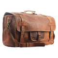 Handmade Leather Flap duffel travel gym overnight weekend leather bag Leather Carry- on luggage,