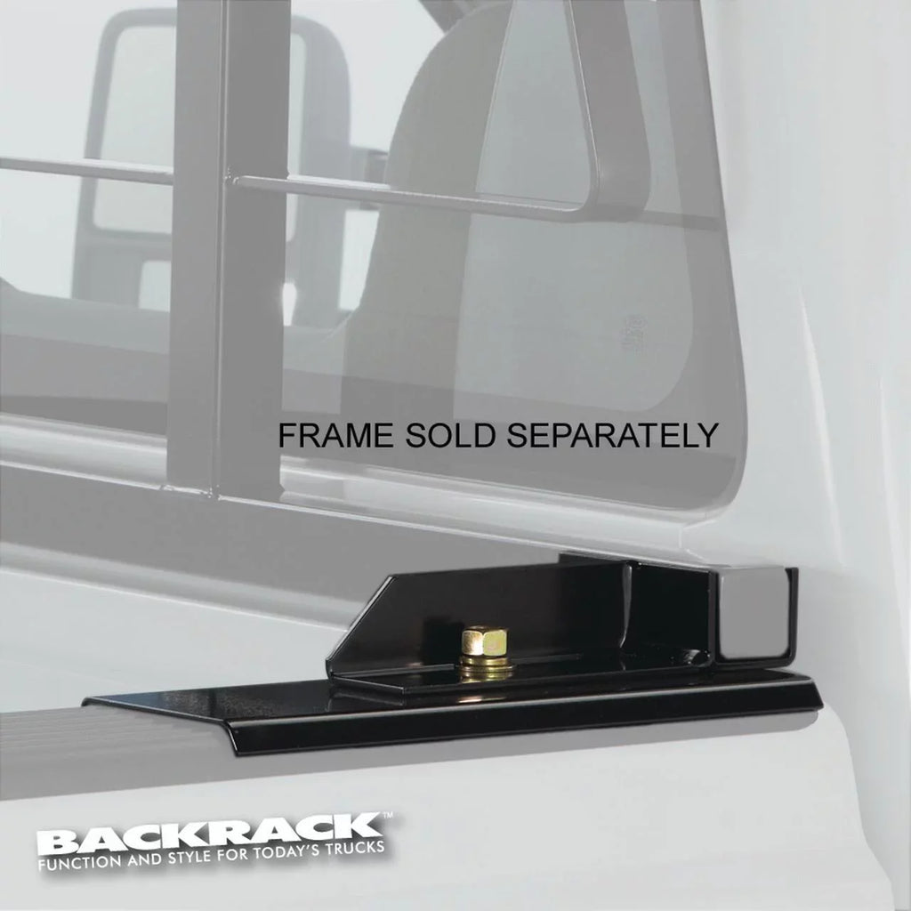 BACKRACK by RealTruck | Hardware Kit for use w/ Standard Bed, Black, No Drill | 30118 | Suitable with 2008-2019 Toyota Tundra