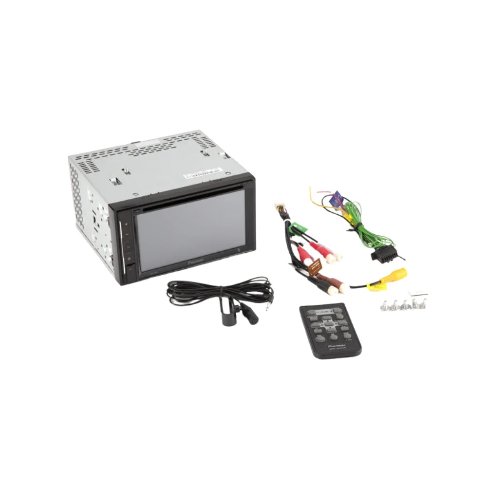 KIT4747 Bundle for 2002-2005 Ford Explorer 2 Door W/ Pioneer AVH-241EX Double DIN Car Stereo with Bluetooth/Backup Camera/Installation Kit/in-Dash DVD/CD AM/FM 6.2" Touchscreen Digital Media Receiver