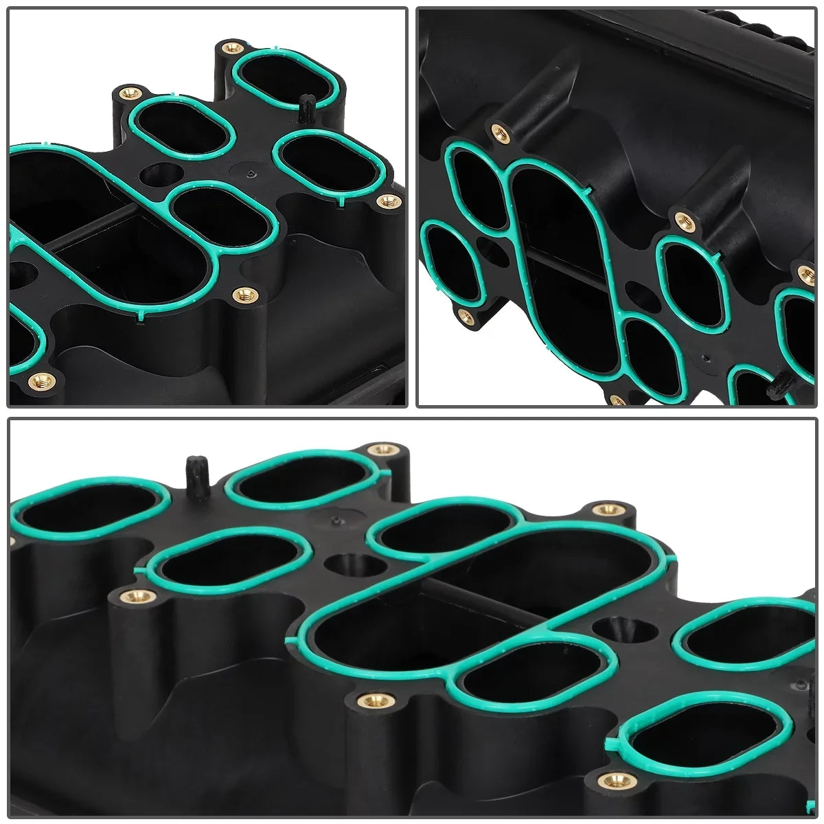 DNA Motoring OEM-ITM-010 For 2000 to 2018 Ford E350/E450/F250 F350 F450 F550 Super Duty Excursion 6.8L Engine Intake Manifold Lower Kit 01 02 03 04 05 06 07 08 09 10 11 12 13 14 15 16 17