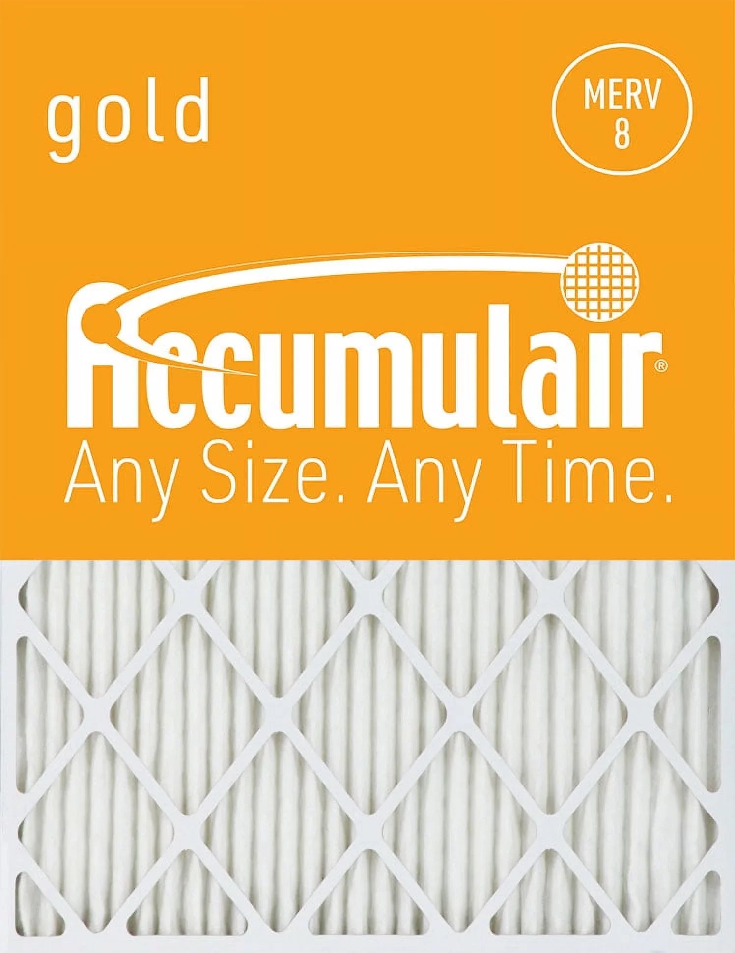 Accumulair Gold 20x25x2 MERV 8 Air Filter (4 Pack)