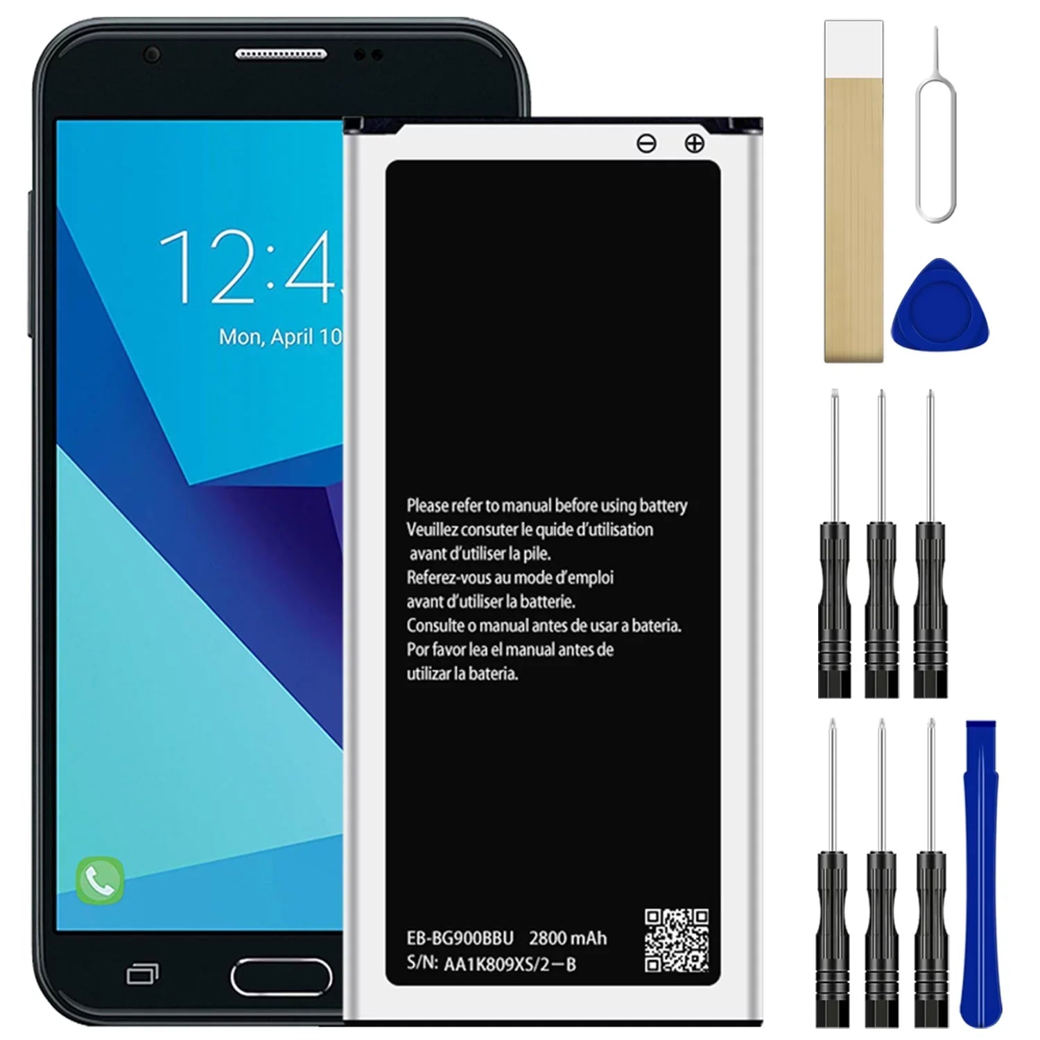 Replacement Battery EB-BG900BBU EB-BG900BBC For MetroPCS Samsung Galaxy S5 G900T1 SM-G900T1 Tool