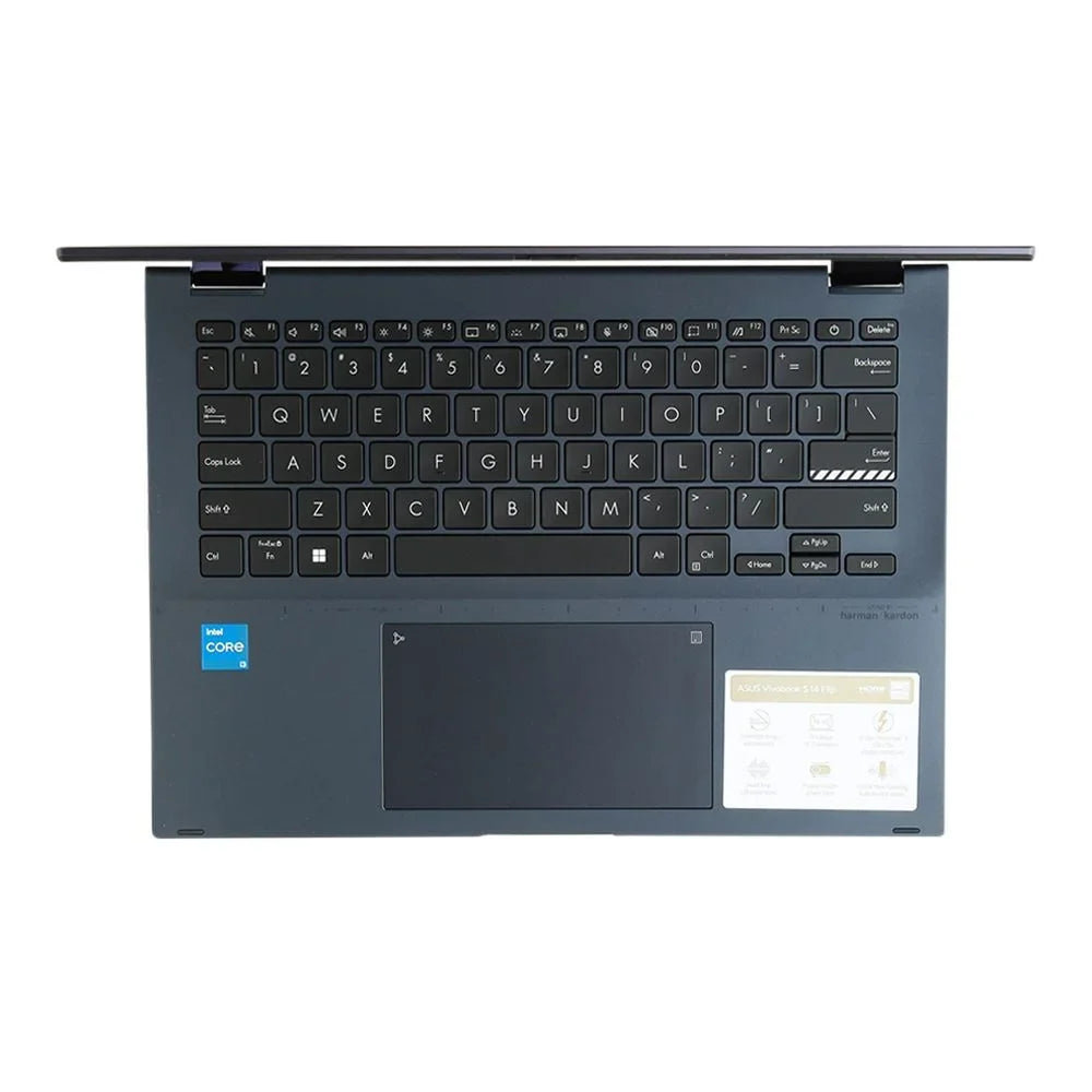 ASUS Vivobook S Flip TP3402ZA-OS34T 14" 2-in-1 Laptop Computer Quiet Blue Intel Core i3 12th Gen 1220P 1.1GHz Processor 8GB DDR4 RAM 256GB Solid State Drive Intel UHD Graphics WiFi BT Windows 11 Home
