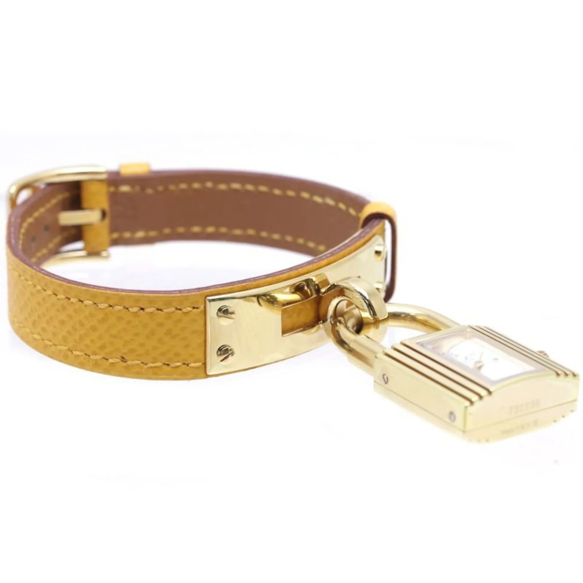 Pre-Owned HERMES Kelly Watch KE1.201 ○Y stamp GP (gold plated) x Vaux Epson Ladies 39261 (Good)