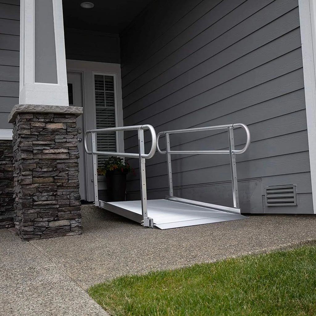 EZ-ACCESS GATEWAY 3G 5 Foot Portable Wheelchair Ramp w/2 Line Handrails