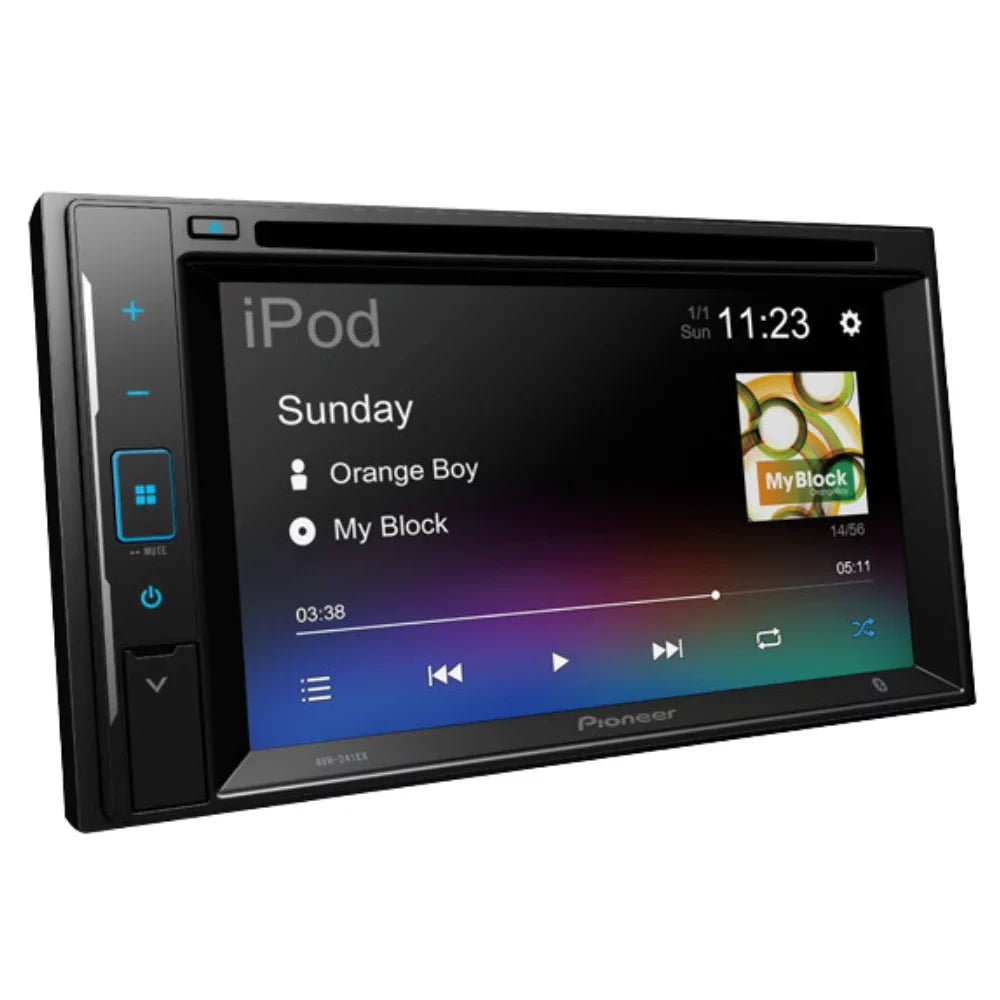 KIT4747 Bundle for 2002-2005 Ford Explorer 2 Door W/ Pioneer AVH-241EX Double DIN Car Stereo with Bluetooth/Backup Camera/Installation Kit/in-Dash DVD/CD AM/FM 6.2" Touchscreen Digital Media Receiver