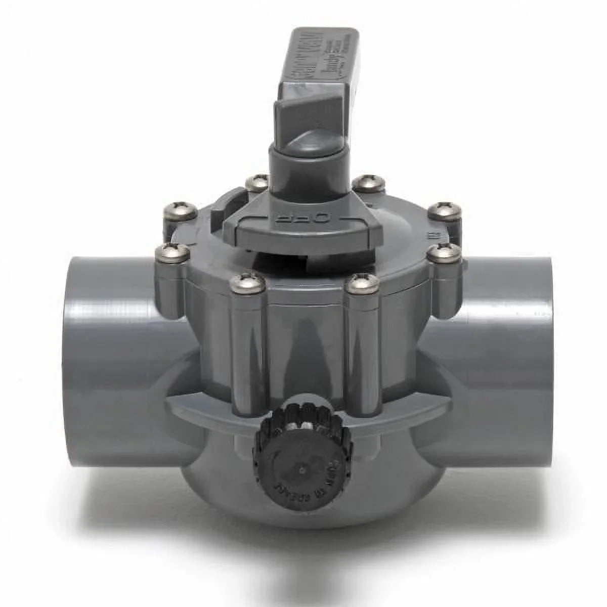 Zodiac Jandy/Teledyne Laars Diverter Valve, 2" s/2-1/2" spg Pos Seal, 2 Way, Gray Part # 2876