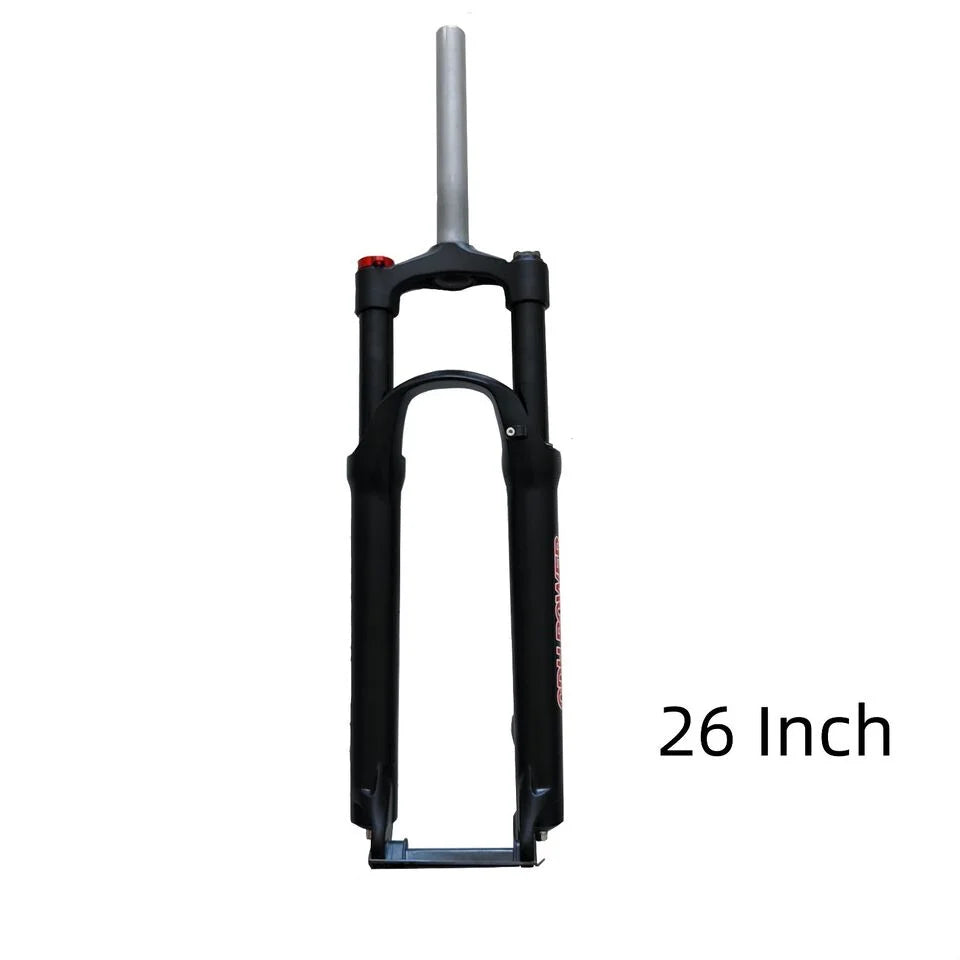 CDH 26" MTB Bicycle Suspension Fork & Headset, Manual Lockout Aluminum Bike Fork