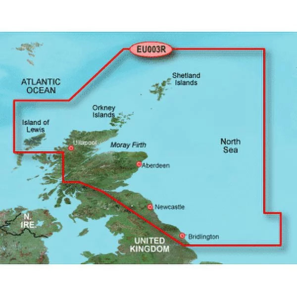 Garmin BlueChart g3 HD - HXEU003R - Outstanding Britain Northeast Coast - microSD/SD